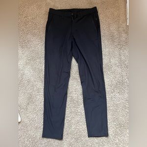 Lululemon men’s black dress pants (flexible)